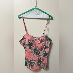 Tropical women’s summer top, size L.